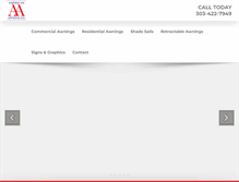 Tablet Screenshot of denverawning.com